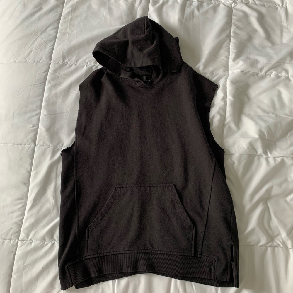 Zara sleeveless hoodie